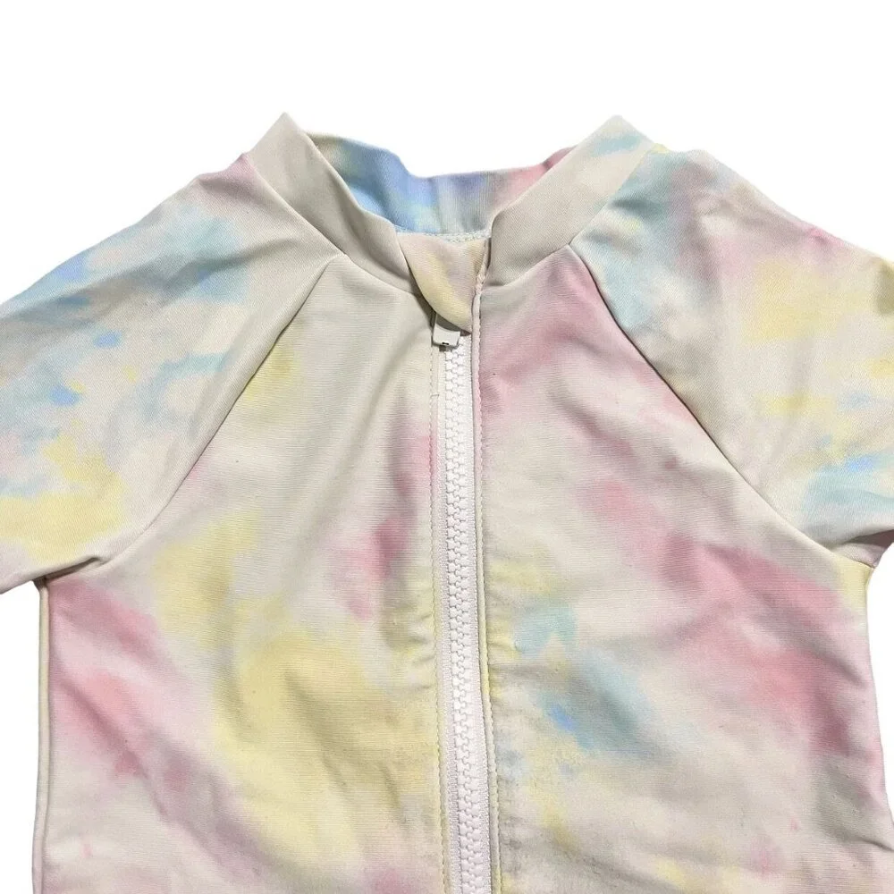 Old Navy 3T Tie Dye Rashguard Swim Bathing Suit